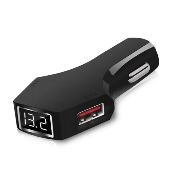 Nabíjačka USB 2x2,1A s ukazovateľom napatia