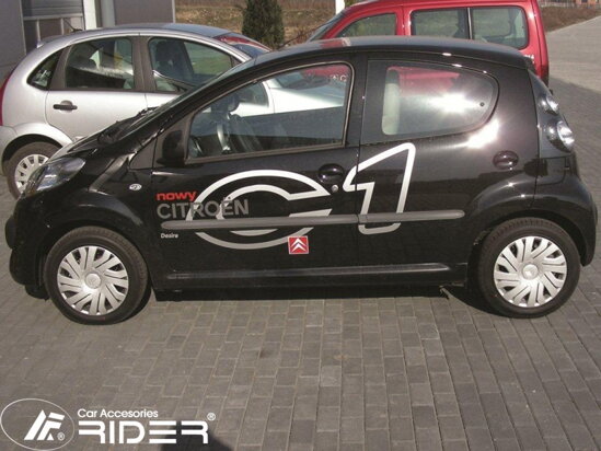 Ochranná lišta dverí - Citroen C1 5-dverí 2005-2014