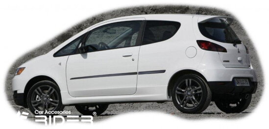 Ochranná lišta dverí - Mitsubishi Colt 3-dvere 2008-2012