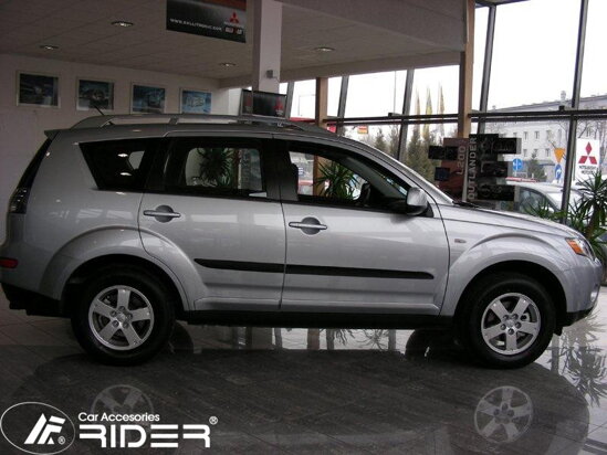 Ochranná lišta dverí - Mitsubishi Outlander 2007-2010 (F-12)