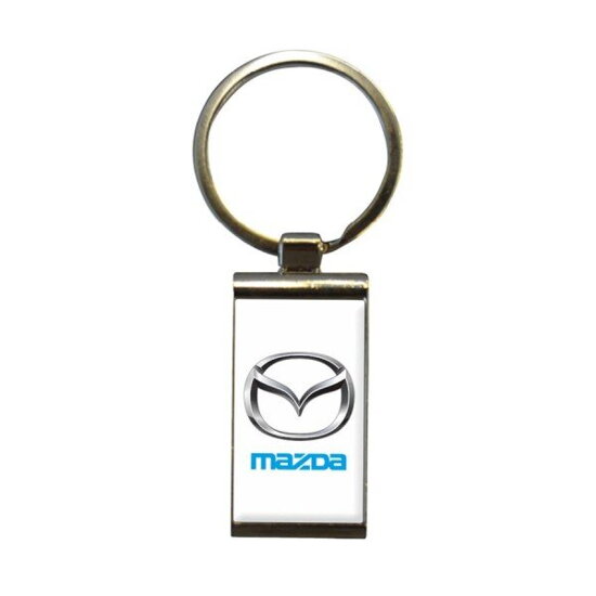 Živicová kľúčenka hranatá Mazda