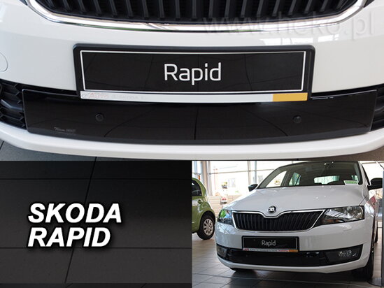 Zimná clona masky - Škoda Rapid 2012-2017 (pred Faceliftom) Dolná