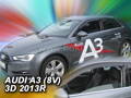Deflektory - Audi A3 Sportback 3-dvere 2013-2020 (predné)