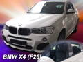 Deflektory - BMW X4 (F26) 2014-2018 (+zadné)
