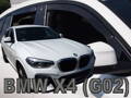 Deflektory - BMW X4 (G02) od 2018  (+zadné)