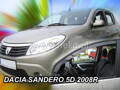 Deflektory - Dacia Sandero 2008-2012 (predné)