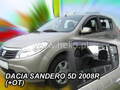 Deflektory - Dacia Sandero 2008-2012 (+zadné)