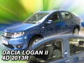 Deflektory - Dacia Logan 2013-2020 (+zadné)