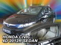 Deflektory - Honda Civic Sedan 2012-2016 (predné)
