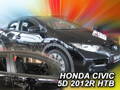 Deflektory - Honda Civic Combi 2012-2016 (predné)