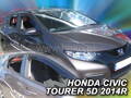 Deflektory - Honda Civic Combi 2012-2016 (+zadné)