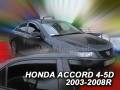 Deflektory - Honda Accord Sedan 2003-2008 (+zadné)