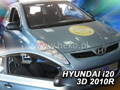 Deflektory - Hyundai i20 3-dvere 2008-2014 (predné)