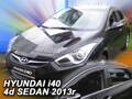 Deflektory - Hyundai i40 Sedan od 2011 (+zadné)