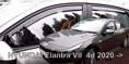 Deflektory - Hyundai Elantra od 2021 (+zadné)