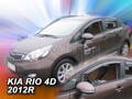 Deflektory - Kia Rio 2011-2017 (predné)