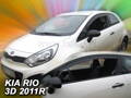 Deflektory - Kia Rio 3-dvere 2011-2017 (predné)