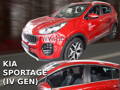 Deflektory - Kia Sportage 2016-2021 (+zadné)