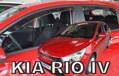Deflektory - Kia Rio Htb od 2017 (+zadné)