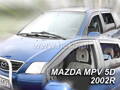 Deflektory - Mazda MPV 1999-2006 (+zadné)