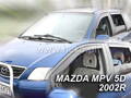 Deflektory - Mazda MPV 1999-2006 (+zadné)