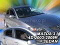 Deflektory - Mazda 3 Sedan 2003-2009 (+zadné)