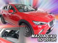 Deflektory - Mazda CX-3 od 2015 (+zadné)