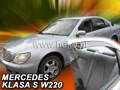 Deflektory - Mercedes S W220 1998-2005 (+zadné)