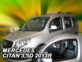 Deflektory - Mercedes Citan od 2012 (predné)