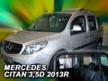 Deflektory - Mercedes Citan od 2012 (+zadné)