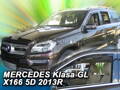 Deflektory - Mercedes M, GLE W166 2011-2019 (predné)