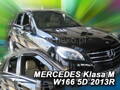 Deflektory - Mercedes M, GLE W166 2011-2019 (+zadné)