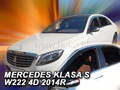 Deflektory - Mercedes S W222 od 2013 (+zadné)