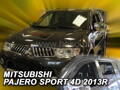 Deflektory - Mitsubishi Pajero Sport od 2012 (+zadné)