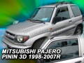 Deflektory - Mitsubishi Pajero Pinin 3-dvere 1998-2007 (predné)