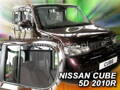 Deflektory - Nissan Cube od 2009 (+zadné)