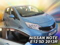 Deflektory - Nissan Note od 2013 (predné)