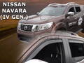 Deflektory - Nissan Navara od 2014 (+zadné)