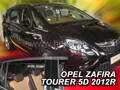 Deflektory - Opel Zafira C od 2012 (+zadné)