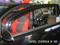 Deflektory - Opel Corsa D, E 3-dvere 2006-2019 (predné)