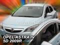 Deflektory - Opel Astra J 2009-2015 (predné)