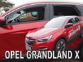 Deflektory - Opel Grandland X od 2017 (+zadné)