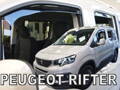 Deflektory - Peugeot Rifter od 2018 (+zadné)