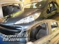 Deflektory - Peugeot 207 Combi 2006-2012 (+zadné)