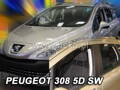 Deflektory - Peugeot 308 Combi 2007-2013 (+zadné)