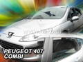 Deflektory - Peugeot 407 Combi 2004-2010 (+zadné)