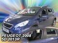 Deflektory - Peugeot 2008 2013-2019 (+zadné)