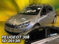 Deflektory - Peugeot 308 Htb 2013-2021 (+zadné)