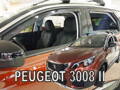 Deflektory - Peugeot 3008 od 2016 (+zadné)