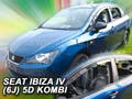 Deflektory - Seat Ibiza Combi 2008-2017 (+zadné)